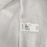 nest Robe リネンバイカラーセーラー 01213-1084 ブラウス シャツ 21AW ホワイト レディース ネストローブ【中古】6-0426M∞