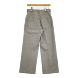 AURALEE スーパーソフトフランネルスラックス サイズ1 A6AP03SF ウール パンツ グレー レディース オーラリー【中古】5-1018T♪