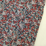 A.P.C. 小花柄 リバティ バンドカラ―シャツ 長袖 ブラウス シャツ 14AW レッド マルチカラー レディース アーペーセー【中古】5-1224M∞