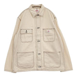 Danton JD-8046 GAT カラーステッチカバーオールツイルワークジャケット カバーオール ベージュ メンズ ダントン【中古】5-1225M∞