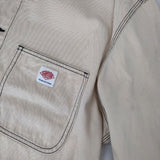 Danton JD-8046 GAT カラーステッチカバーオールツイルワークジャケット カバーオール ベージュ メンズ ダントン【中古】5-1225M∞