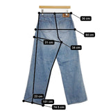 45R/45rpm コットン サイズ29 ジーンズ デニムパンツ ライトブルー レディース フォーティーファイブアールピーエム【中古】5-1224G∞