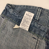 45R/45rpm YUKI COTTON サイズ2 コットン ワーク デニムパンツ ライトブルー レディース フォーティーファイブアールピーエム【中古】5-1224G∞