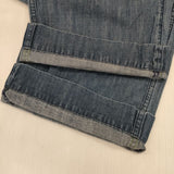 45R/45rpm YUKI COTTON サイズ2 コットン ワーク デニムパンツ ライトブルー レディース フォーティーファイブアールピーエム【中古】5-1224G∞