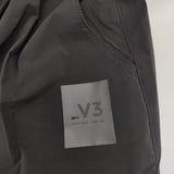 VIVIENNE TAM V3 Arttroa SK with belt ポリエステル ナイロン ロングスカート ブラック レディース ヴィヴィアンタム【中古】5-1218M∞