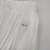 VIVIENNE TAM 11175321 ワッシャー プリーツ ロングスカート オフホワイト レディース ヴィヴィアンタム【中古】5-1224M∞