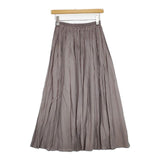 VIVIENNE TAM 12275722 ギャザー ロングスカート グレー レディース ヴィヴィアンタム【中古】5-1224M∞