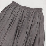 VIVIENNE TAM 12275722 ギャザー ロングスカート グレー レディース ヴィヴィアンタム【中古】5-1224M∞