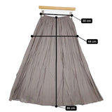 VIVIENNE TAM 12275722 ギャザー ロングスカート グレー レディース ヴィヴィアンタム【中古】5-1224M∞