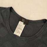 Y's ドット柄 長袖Ｔシャツ カットソー ロンＴ ネイビー レディース ワイズ/Yohji【中古】5-1221M∞