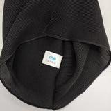 me ISSEY MIYAKE MI55FJ101 STRETCH PLEATS ハイネック カットソー ブラック レディース ミー イッセイミヤケ【中古】5-1218M∞