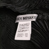ISSEY MIYAKE 3Dスチームストレッチプリーツ IM44FJ500 サイズ2 カットソー ブラック レディース イッセイミヤケ【中古】5-0916S♪