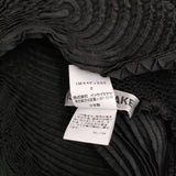 ISSEY MIYAKE 3Dスチームストレッチプリーツ IM44FJ500 サイズ2 カットソー ブラック レディース イッセイミヤケ【中古】5-0916S♪