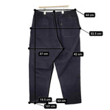 45R/45rpm ジャージフラノの908イージーポッポパンツ 定価38500円 サイズ5 パンツ ネイビー メンズ フォーティーファイブアールピーエム【中古】5-1027T∞