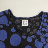 cat’s TSUMORI CHISATO ランダムドット プリント チュニック ワンピース ブラック ブルー レディース キャッツツモリチサト【中古】6-0426S∞
