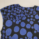 cat’s TSUMORI CHISATO ランダムドット プリント チュニック ワンピース ブラック ブルー レディース キャッツツモリチサト【中古】6-0426S∞
