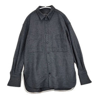 CHAOS GENTLEMAN LADY ウール ダブルポケット シャツ 長袖シャツ チャコールグレー レディース カオス【中古】5-1013T∞
