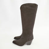 SARTORE 未使用品 ヌバック ロングブーツ サイズ37 ブーツ ブラウン レディース サルトル【中古】5-1027T◎