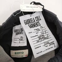 GABRIELA COLL GARMENTS CROSSED SKIRT 定77000円 NO.316 デニムスカート 25AW ブラック レディース ガブリエラコールガーメンツ【中古】5-0916G♪