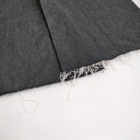 GABRIELA COLL GARMENTS CROSSED SKIRT 定77000円 NO.316 デニムスカート 25AW ブラック レディース ガブリエラコールガーメンツ【中古】5-0916G♪