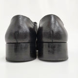 PETROSOLAUM 81112-PO03 side elastic クロコダイル コードヴァン 36 シューズ・靴 ブラック レディース ペテロオラウム【中古】5-0916G♪