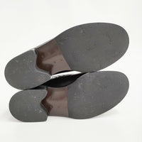 PETROSOLAUM 81112-PO03 side elastic クロコダイル コードヴァン 36 シューズ・靴 ブラック レディース ペテロオラウム【中古】5-0916G♪