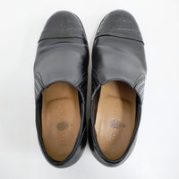 PETROSOLAUM 81112-PO03 side elastic クロコダイル コードヴァン 36 シューズ・靴 ブラック レディース ペテロオラウム【中古】5-0916G♪