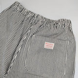 PENNEY'S ストライプ M ショートパンツ ハーフパンツ ショーツ ホワイト ブラック レディース ぺニーズ【中古】6-0426S∞