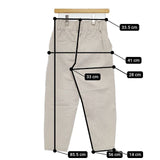 HAU 1211-0172 cotton wool chino パンツ ベージュ レディース ハウ【中古】5-1020T∞