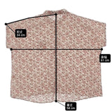 style+confort 701-65025 コットン シルク 花柄 ブラウス シャツ アイボリー レッド レディース スティールエコンフォール【中古】6-0426S∞