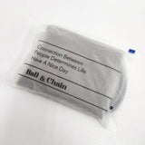 Ball&Chain 新品 B＆C Mサイズ ナイロン 刺繍 トートバッグ グレー レディース ボールアンドチェーン【中古】6-0406G∞