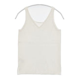 qualite 3244-00-40003 ウォッシャブル2WAYタンクトップ 定価9900円 タンクトップ ホワイト レディース カリテ【中古】6-0426S∞