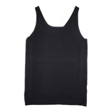 qualite 3244-00-40003 ウォッシャブル2WAYタンクトップ 定価9900円 タンクトップ ブラック レディース カリテ【中古】6-0426S∞