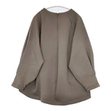 qualite フォルムエアリーカットソー 定価17990円 ブラウス シャツ グレージュ レディース カリテ【中古】5-1020T∞