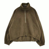 cloche 新品 ハーフジップフリーストレーナー 定15400円 450-85021 プルオーバーブルゾン ジャケット カーキ レディース クロシェ【中古】5-1018T♪