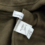 cloche 新品 ハーフジップフリーストレーナー 定15400円 450-85021 プルオーバーブルゾン ジャケット カーキ レディース クロシェ【中古】5-1018T♪