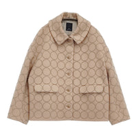 mina perhonen 未使用品 tambourine ステンカラージャケット 定価104500円 コート 23AW ベージュ レディース ミナペルホネン【中古】5-0916T♪