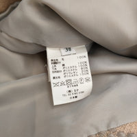 mina perhonen 未使用品 tambourine ステンカラージャケット 定価104500円 コート 23AW ベージュ レディース ミナペルホネン【中古】5-0916T♪