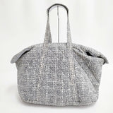 mina perhonen lobe-sleeping rose- 定価27300円 oa9952 総柄 ローブバッグ トートバッグ グレー レディース ミナペルホネン【中古】6-0406G∞