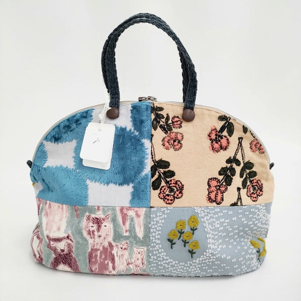 mina perhonen bell bag ピース pi0304 パッチワーク トートバッグ マルチカラー レディース ミナペルホネン【中古】5-0916G♪
