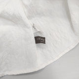 a day in the life UNITED ARROWS パフジャカード タックスリーブ ブラウス シャツ ホワイト レディース アデイインザライフ【中古】6-0426S∞