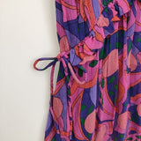 ISABEL MARANT シルククレポンマキシワンピース 定価190400円 ノースリーブドレス ワンピース パープル ピンク レディース イザベルマラン【中古】6-0323M∞