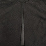 中川政七商店 ジャカード織のジャケット 菱紋 定価36300円 ノーカラージャケット 25SS ブラック レディース 中川政七商店【中古】5-0916M♪
