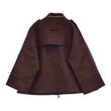 Proenza Schouler ダブル ライダースジャケット ワインレッド レディース プロエンザスクーラー【中古】5-1018T♪