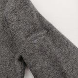 Mademoiselle NONNON フード付き ハーフジップ ウール ワンピース グレー レディース マドモアゼルノンノン【中古】5-1018T♪