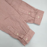 fog linen work リトアニア製 シャツワンピ リネン ワンピース ピンク レディース フォグリネンワーク【中古】6-0323M∞