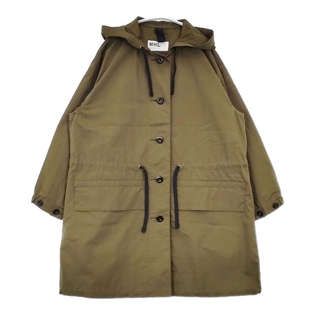 MHL. 595-3110500 WASHED COTTON NYLON 定価57200円 モッズコート 23SS