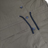 MHL. 595-3110500 WASHED COTTON NYLON 定価57200円 モッズコート 23SS カーキ レディース エムエイチエル【中古】5-1218M∞