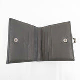 discord Yohji Yamamoto ディスコード ヨウジヤマモト クラスプ ウォレット がま口二つ折り財布 牛革 定価41800円 DA-A88-796 二つ折り財布 ブラック メンズ【中古】5-1021G◎