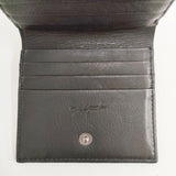 discord Yohji Yamamoto ディスコード ヨウジヤマモト クラスプ ウォレット がま口二つ折り財布 牛革 定価41800円 DA-A88-796 二つ折り財布 ブラック メンズ【中古】5-1021G◎